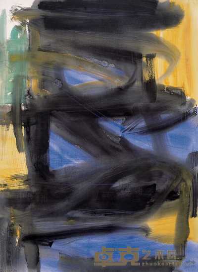 钟玲 渡过黄色系列之二 108×78cm